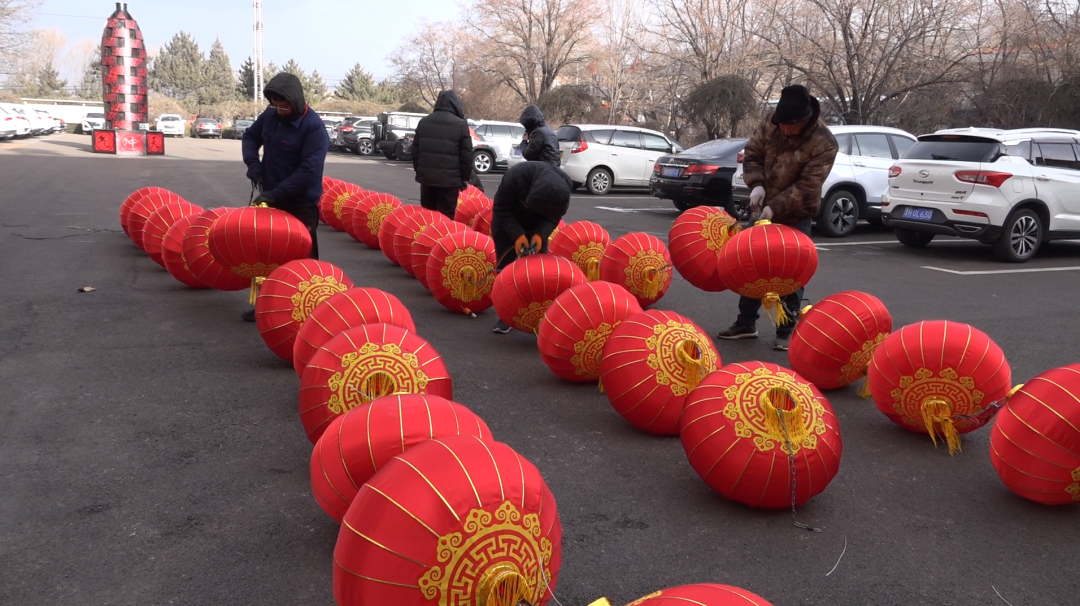 焦家寨矿亮化矿区迎新春