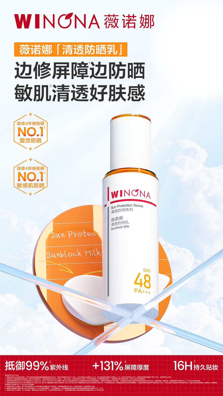 薇诺娜官宣邓为出任亚太区品牌代言人，诠释敏感肌防晒NO.1硬核实力(图3)